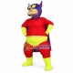 Robust Batman With Telescope Mascot Costume Robust Batman With Telescope Mascot Costume