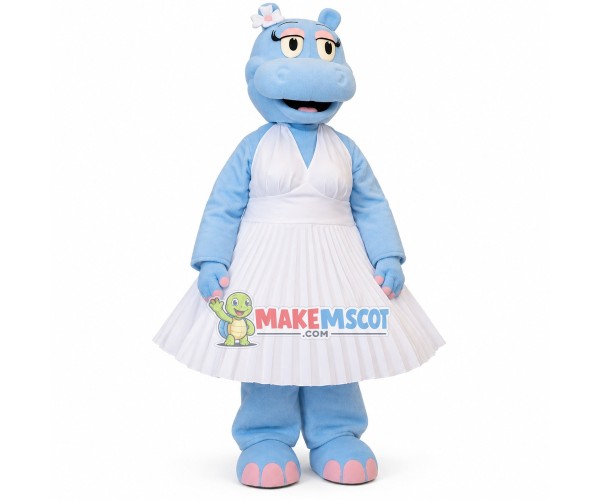 Attractive Sexy Hippo Lady Mascot Costume Attractive Sexy Hippo Lady Mascot Costume