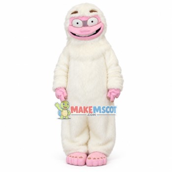 The Awkwardly Smiling Long-haired Ape Mascot Costume