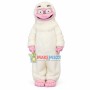 The Awkwardly Smiling Long-haired Ape Mascot Costume