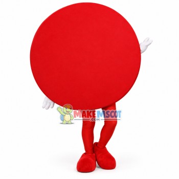 Eye-catching Red Restriction Sign Mascot Costume Eye-catching Red Restriction Sign Mascot Costume