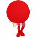Eye-catching Red Restriction Sign Mascot Costume Eye-catching Red Restriction Sign Mascot Costume
