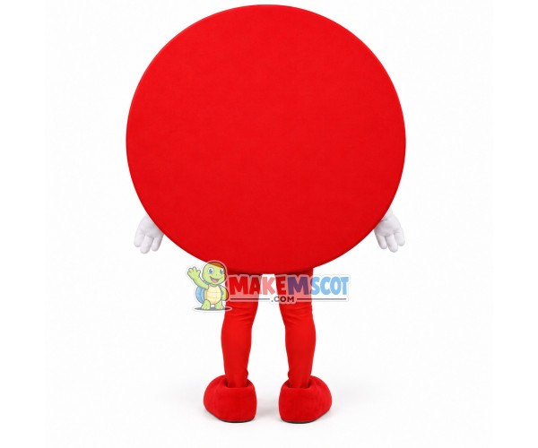 Eye-catching Red Restriction Sign Mascot Costume Eye-catching Red Restriction Sign Mascot Costume