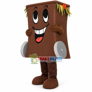 Compound Roller Trash Can Mascot Costume Compound Roller Trash Can Mascot Costume