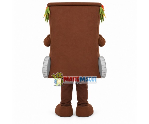 Compound Roller Trash Can Mascot Costume Compound Roller Trash Can Mascot Costume