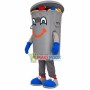 Full Tin Trash Bin Mascot Costume