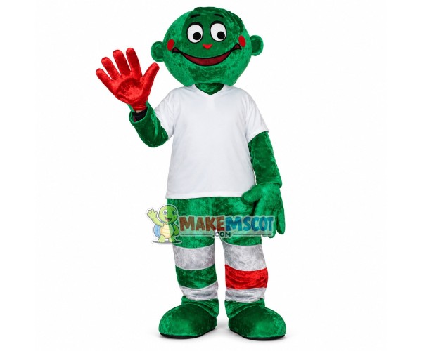The Green Splendid Doll of Project Hope Mascot Costume