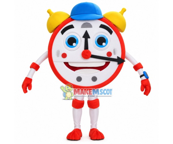 Smart Cartoon Alarm Clock Robot Mascot Costume Smart Cartoon Alarm Clock Robot Mascot Costume