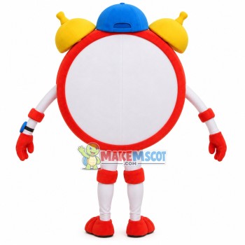 Smart Cartoon Alarm Clock Robot Mascot Costume Smart Cartoon Alarm Clock Robot Mascot Costume