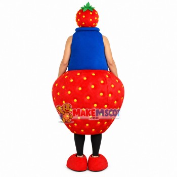 Strawberry-flavored Soothing Drink Mascot Costume Strawberry-flavored Soothing Drink Mascot Costume