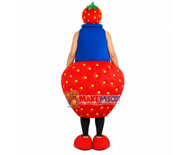 Strawberry-flavored Soothing Drink Mascot Costume Strawberry-flavored Soothing Drink Mascot Costume
