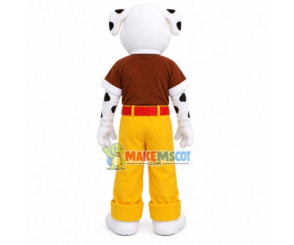 Handsome Dalmatian In Wide-leg Pants Mascot Costume Handsome Dalmatian In Wide-leg Pants Mascot Costume