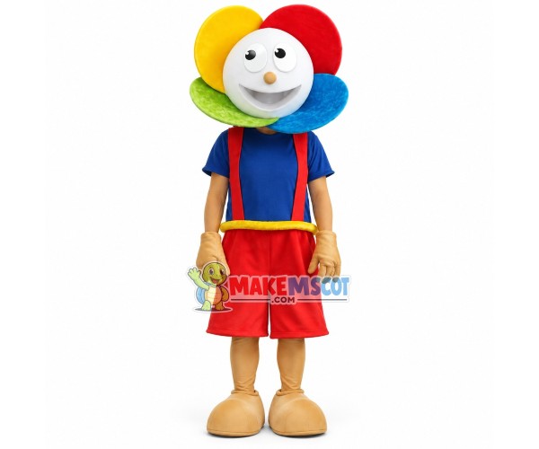 Multicolored Flower from Nature Foundation Mascot Costume