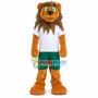 Nervous Sports Green-eyed Lion Mascot Costume