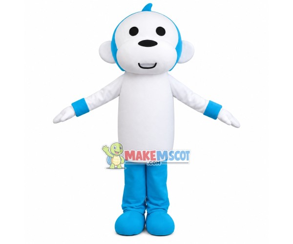 Lightweight The Little White Monkey Mascot Costume Lightweight The Little White Monkey Mascot Costume
