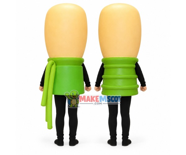Cartoon Wooden Handle With Rotating Top Mascot Costume Cartoon Wooden Handle With Rotating Top Mascot Costume