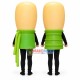 Cartoon Wooden Handle With Rotating Top Mascot Costume Cartoon Wooden Handle With Rotating Top Mascot Costume