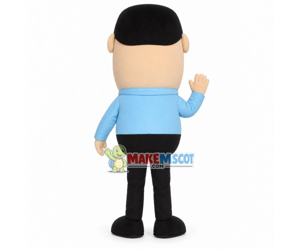 Approachable Big Head Manager Mascot Costume Approachable Big Head Manager Mascot Costume