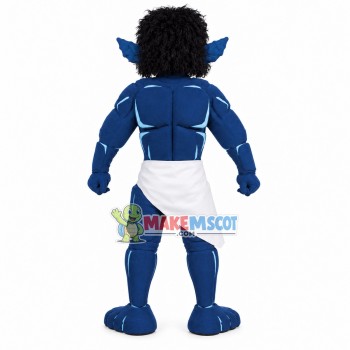 Topless Hideous Muscular Alien Mascot Costume