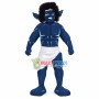 Topless Hideous Muscular Alien Mascot Costume