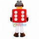 Red Dice Doll Mascot Costume for Entertainment Red Dice Doll Mascot Costume for Entertainment