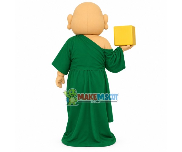 Buyer Green Robe Monk Mascot Costume