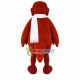 Stationary Red-brown Pterodactyl Mascot Costume Stationary Red-brown Pterodactyl Mascot Costume