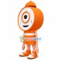 Orange Cartoon Single-eyed Vibrating Bell Mascot Costume