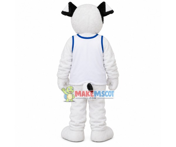 White Stray Dog of Pet House Mascot Costume White Stray Dog of Pet House Mascot Costume
