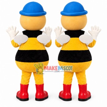Work Partner Bee of Recycle Bin Mascot Costume