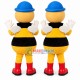 Work Partner Bee of Recycle Bin Mascot Costume Work Partner Bee of Recycle Bin Mascot Costume