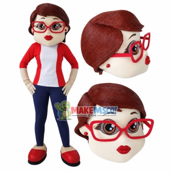 Female Manager of The Football Association Mascot Costume Female Manager of The Football Association Mascot Costume