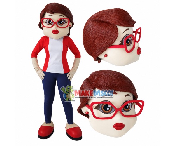 Female Manager of The Football Association Mascot Costume Female Manager of The Football Association Mascot Costume