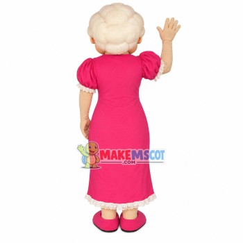 Elderly Couple With Limited Mobility Mascot Costume Elderly Couple With Limited Mobility Mascot Costume