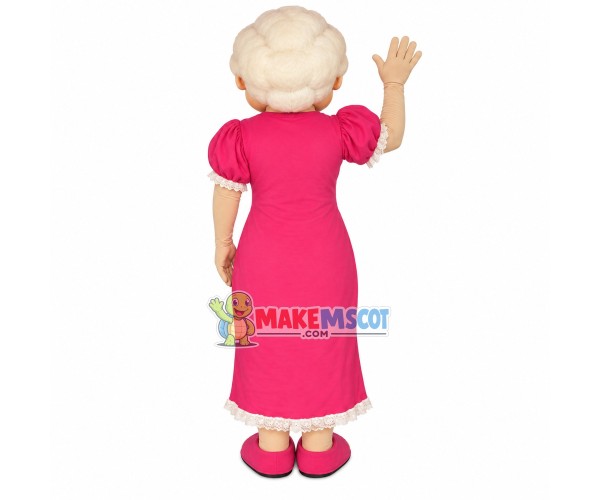 Elderly Couple With Limited Mobility Mascot Costume