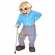 Elderly Couple With Limited Mobility Mascot Costume Elderly Couple With Limited Mobility Mascot Costume