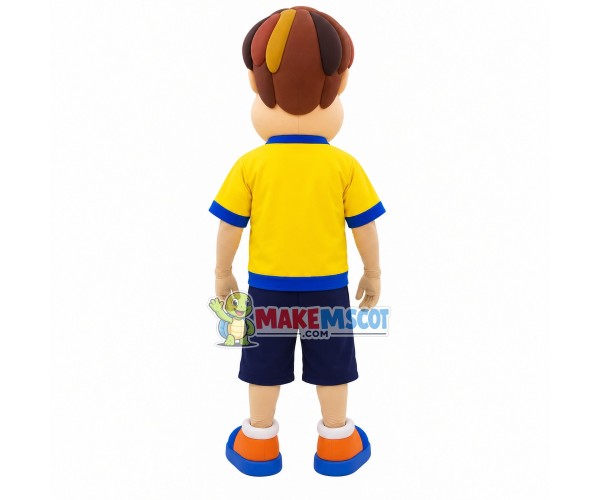 Art Clay Juvenile Doll Mascot Costume Art Clay Juvenile Doll Mascot Costume