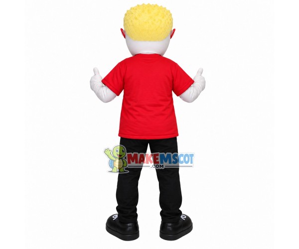 Affirmative Foreign Technician Mascot Costume Affirmative Foreign Technician Mascot Costume