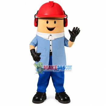 Architectural Company Designer Doll Mascot Costume Architectural Company Designer Doll Mascot Costume