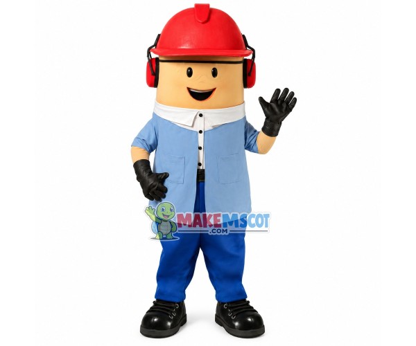 Architectural Company Designer Doll Mascot Costume Architectural Company Designer Doll Mascot Costume
