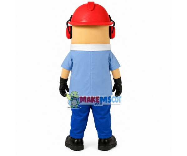 Architectural Company Designer Doll Mascot Costume Architectural Company Designer Doll Mascot Costume
