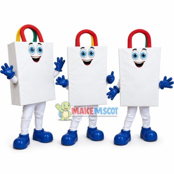 Designed Paper Shopping Bag Mascot Costume Designed Paper Shopping Bag Mascot Costume