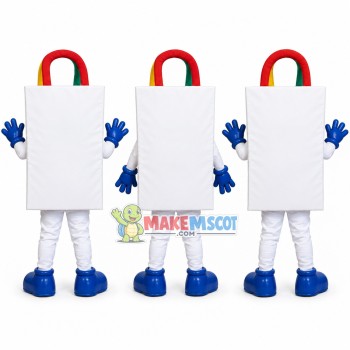 Designed Paper Shopping Bag Mascot Costume Designed Paper Shopping Bag Mascot Costume