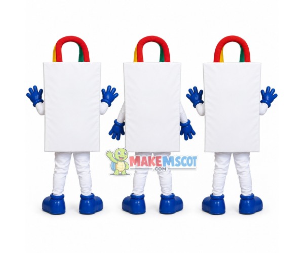 Designed Paper Shopping Bag Mascot Costume Designed Paper Shopping Bag Mascot Costume