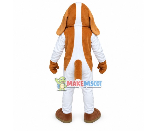 Professional Adult Size Brown Beagle Mascot Costume