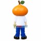 Mature Cartoon Persimmon Doll Mascot Costume Mature Cartoon Persimmon Doll Mascot Costume