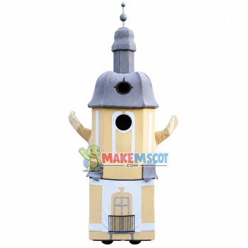 Blocked Stately Castle Mascot Costume