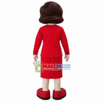 Kind Female Service Staff Mascot Costume Kind Female Service Staff Mascot Costume