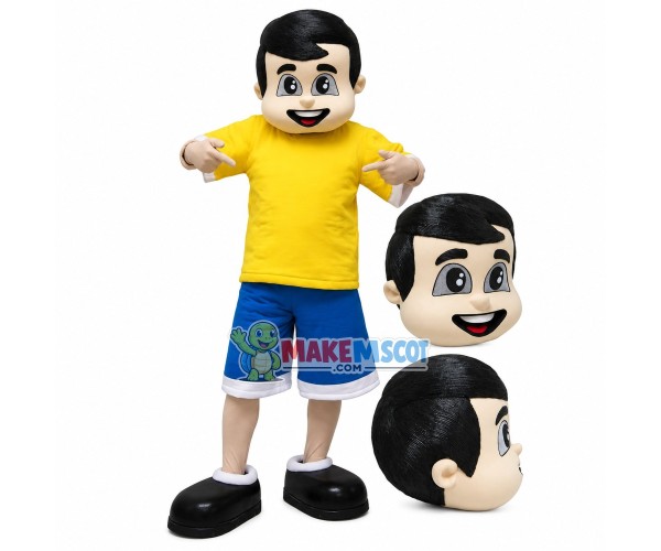 Church Faith Boy Mascot Costume