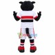 Sponsored Rugby Player Panther Mascot Costume Sponsored Rugby Player Panther Mascot Costume